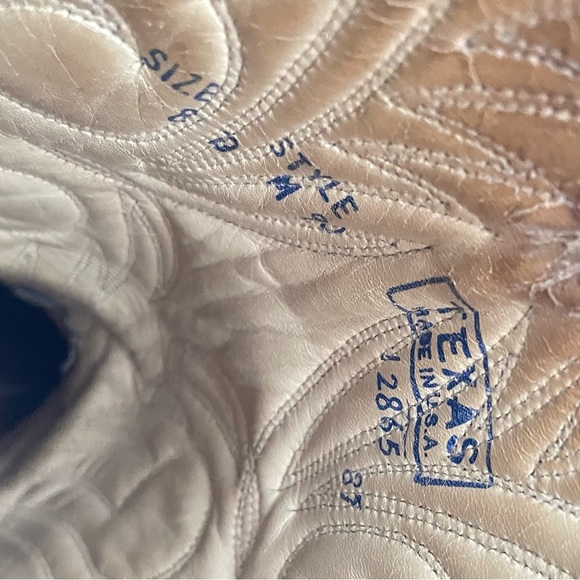 Vintage Texas Imperial M90 Leather Cowboy Boot | US 8 - Picture 7 of 8